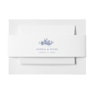 Elegante Toile French Blue Floral Bly Band