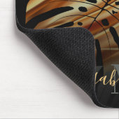 Elegante topische Blätter Mousepad (Ecke)