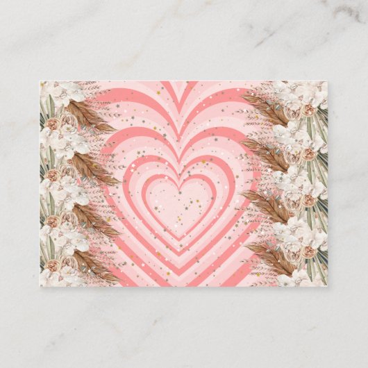 Elegante Touch Hochzeit Begleitkarte (Rückseite)