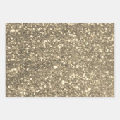 Elegante Touch von Gold Geschenkpapier Set (Vorderseite)