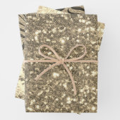 Elegante Touch von Gold Geschenkpapier Set (Beispiel)