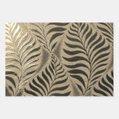 Elegante Touch von Gold Geschenkpapier Set (Vorderseite 3)