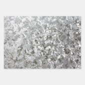 Elegante Touch von Silber Geschenkpapier Set (Vorderseite 2)