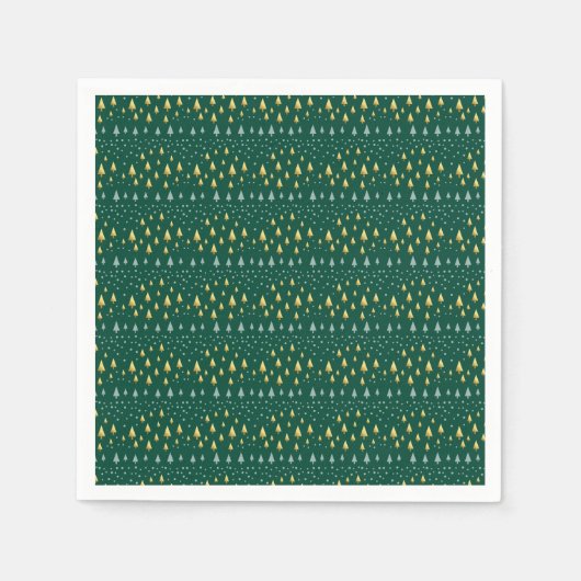 Elegante Touch von Weihnachten Serviette (Vorderseite)