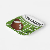 Elegante Touchdown Football Baby Shower Pappteller (Gewinkelt)