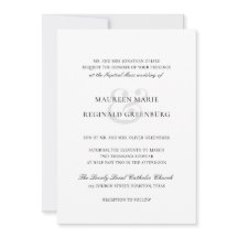 Elegante traditionelle katholische Hochzeit