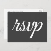 Elegante, traditionelle "uAwg" Postkarte (Vorne/Hinten)