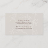 Elegante Tranquility Visitenkarte (Rückseite)
