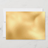 Elegante Trauben & Gold Erntedank Mittagessen Einladung (Rückseite)