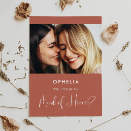 Elegante Trauzeugin Einladung