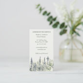 Elegante Tree Service Arborist Trimming Visitenkarte (Stehend Vorderseite)