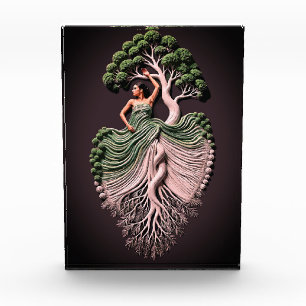 Elegante Tree Woman Wine tasting in der Fattoria M Fotoblock