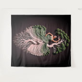 Elegante Tree Woman Wine tasting in der Fattoria M Wandteppich (Vorderseite (Horizontal))