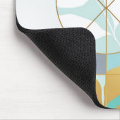 Elegante trendige Formen Mousepad (Ecke)