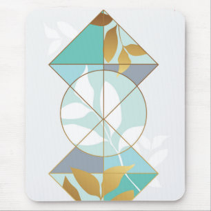 Elegante trendige Formen Mousepad