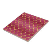 Elegante trendige Imitate Glitzer Quarrefolie Fliese (Seite)