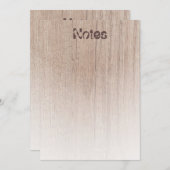 Elegante trendige Vorlage gestörter Text-Holzlook (Vorne/Hinten)