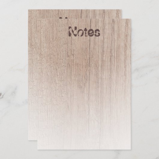 Elegante trendige Vorlage gestörter Text-Holzlook (Vorne/Hinten)