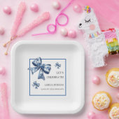 Elegante Trendy Bows Class of 2025 Graduate Pappteller (Party)