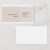 Elegante Trendy Colors Einfach Schlicht Beruflich Visitenkarte (Vorne/Hinten)