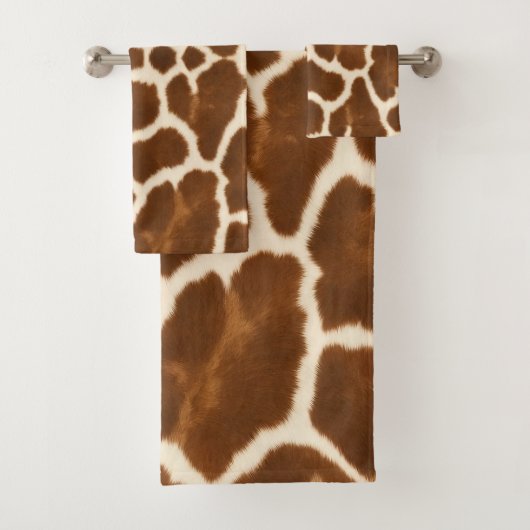 Elegante Trendy Cow Imitate Leather Collection Badhandtuch Set (Insitu)