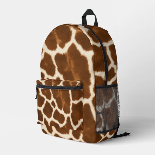 Elegante Trendy Cow Imitate Leather Collection Bedruckter Rucksack (Rückseitige Ecke Rechts)