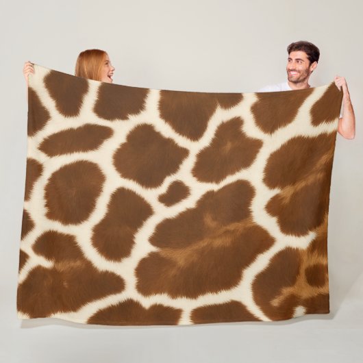 Elegante Trendy Cow Imitate Leather Collection Fleecedecke (Beispiel)