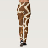Elegante Trendy Cow Imitate Leather Collection Leggings (Rückseite)