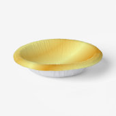 Elegante trendy Imitate Gold Template Glamour Pappteller (Gewinkelt)