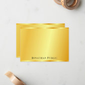 Elegante trendy Imitate Personalisierte Vorlage Go (Vorderseite/Rückseite Beispiel)