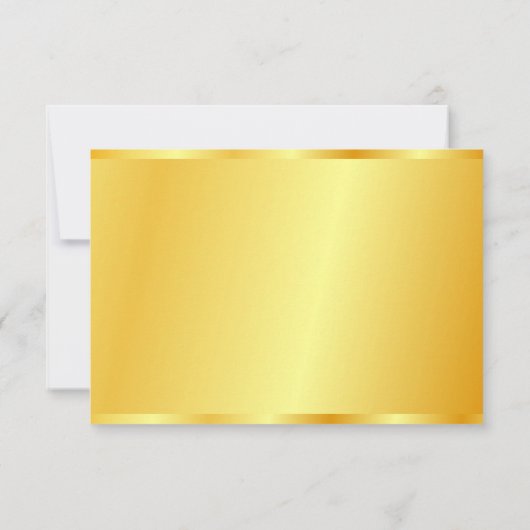 Elegante trendy Imitate Personalisierte Vorlage Go (Rückseite)