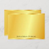 Elegante trendy Imitate Personalisierte Vorlage Go (Vorne/Hinten)