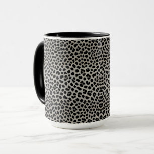 Elegante Trendy Luxury White Leopard Collection Tasse