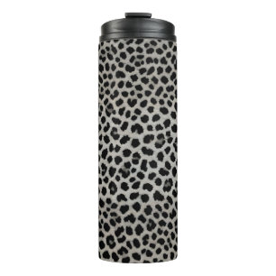 Elegante Trendy Luxury White Leopard Collection Thermosbecher