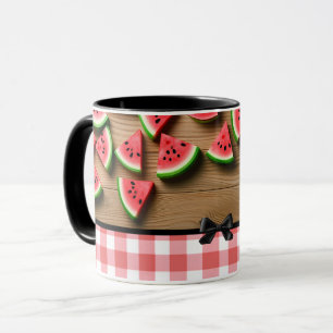 Elegante Trendy Moderner Chic Wassermelone Tasse