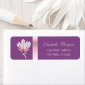 Elegante Trendy Romantic, Violet Watercolor Magnol (Insitu)