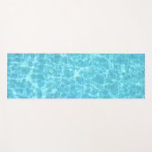 Elegante Trendy Swimming Pool Wassersee Yogamatte (Vorderseite (Horizontal))