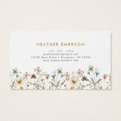 Elegante Treuekarte (Rückseite)