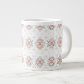 Elegante Tribal Floral Tasse (Vorderseite Rechts)