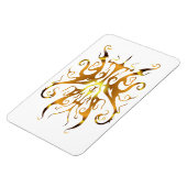 Elegante Tribal Tattoo - Gold Magnet (Linke Seite)