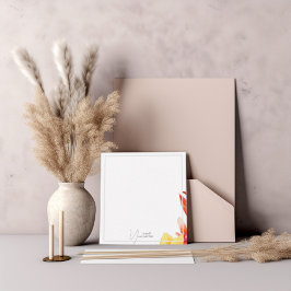 elegante Tropenkarte Mitteilungskarte