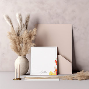 elegante Tropenkarte Mitteilungskarte