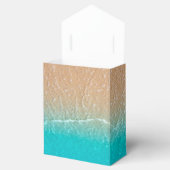 Elegante Tropical Beach Wedding Favor Box Geschenkschachtel (Geöffnet)