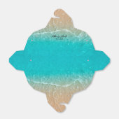 Elegante Tropical Beach Wedding Favor Box Geschenkschachtel (Ungefaltet)