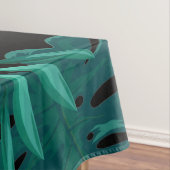 Elegante Tropical Botanical Floral & Blätter Kunst Tischdecke (Beispiel)