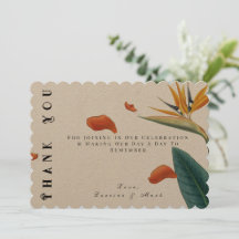 Elegante Tropical Floral Wedding