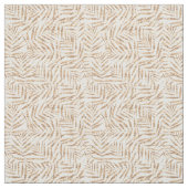 Elegante Tropical Gold Palm Blätter Stoff (Muster)