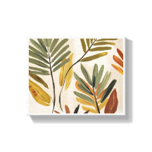 Elegante Tropical Leaf Art - Minimalistisch botani