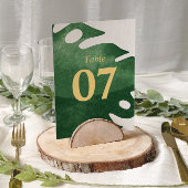 Elegante Tropical Monstera Leaf Wedding