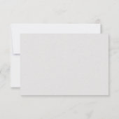 Elegante Tropical Monstera Leaf Wedding RSVP Karte (Rückseite)